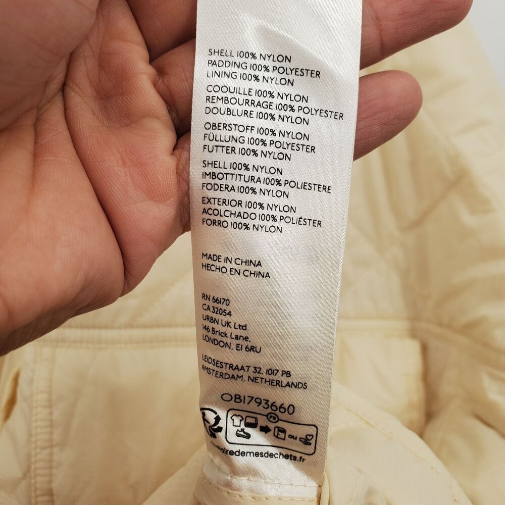 Anthropologie Lightweight Quilted Shacket Women Size XL NWT Button Up - Picture 9 of 15